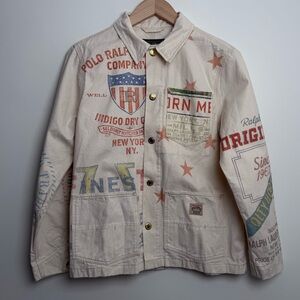 Ralph Lauren polo country Cream Graphic Jacket
